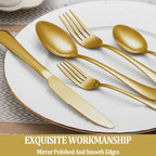 Dinner Forks,Set of 16 Top Food Grade Stainless Steel Silverware Forks,Table Forks,Flatware Forks,8 Inches,Mirror Finish & Dishwasher Safe,Use for Home,Kitchen or Restaurant - Grand Goldman