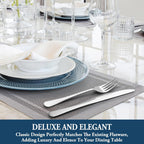 Dinner Forks,Set of 16 Top Food Grade Stainless Steel Silverware Forks,Table Forks,Flatware Forks,8 Inches,Mirror Finish & Dishwasher Safe,Use for Home,Kitchen or Restaurant - Grand Goldman