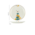 Dinner Plates Ceramic Steak Plate Web Porcelain - Grand Goldman