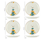 Dinner Plates Ceramic Steak Plate Web Porcelain - Grand Goldman