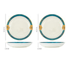 Dinner Plates Ceramic Steak Plate Web Porcelain - Grand Goldman