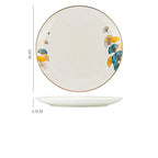 Dinner Plates Ceramic Steak Plate Web Porcelain - Grand Goldman