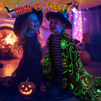 Dinosaur Gifts Toys for Boys Girls - Glow in The Dark Dino Blanket Best Christmas Birthday Valentine's Day Easter Presents for Kids Age 1 2 3 4 5 6 7 8 9 10 Year Old Child Teen Soft Throw 50"x60" - Grand Goldman