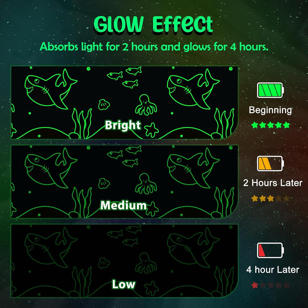 Dinosaur Gifts Toys for Boys Girls - Glow in The Dark Dino Blanket Best Christmas Birthday Valentine's Day Easter Presents for Kids Age 1 2 3 4 5 6 7 8 9 10 Year Old Child Teen Soft Throw 50"x60" - Grand Goldman