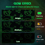 Dinosaur Gifts Toys for Boys Girls - Glow in The Dark Dino Blanket Best Christmas Birthday Valentine's Day Easter Presents for Kids Age 1 2 3 4 5 6 7 8 9 10 Year Old Child Teen Soft Throw 50"x60" - Grand Goldman