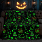 Dinosaur Gifts Toys for Boys Girls - Glow in The Dark Dino Blanket Best Christmas Birthday Valentine's Day Easter Presents for Kids Age 1 2 3 4 5 6 7 8 9 10 Year Old Child Teen Soft Throw 50"x60" - Grand Goldman