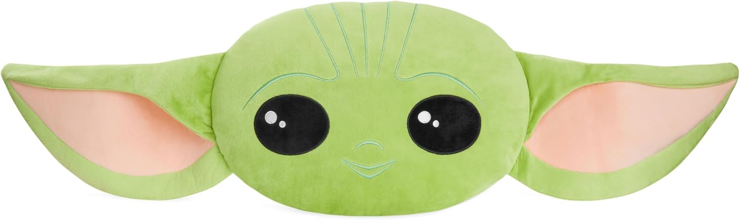 Disney 3D Plush Pillow Cushions for Bed Kids Throw Pillows Bedroom Accessories Travel Nursery Soft Feel Decorative Cushion Stitch Gifts for Kids (Blue/Pink Stitch) - Grand Goldman