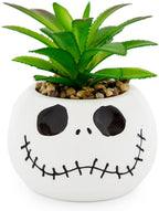 Disney Lilo & Stitch Pineapple 6-Inch Ceramic Planter with Artificial Succulent | Cute Flower Pot, Faux Indoor Plants - Grand Goldman