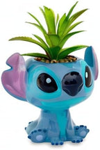 Disney Lilo & Stitch Pineapple 6-Inch Ceramic Planter with Artificial Succulent | Cute Flower Pot, Faux Indoor Plants - Grand Goldman