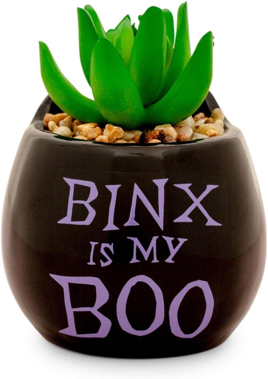 Disney Lilo & Stitch Pineapple 6-Inch Ceramic Planter with Artificial Succulent | Cute Flower Pot, Faux Indoor Plants - Grand Goldman