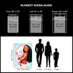 Disney's Moana, "Voyagers" Micro Raschel Throw Blanket, 46" x 60", Multi Color - Grand Goldman