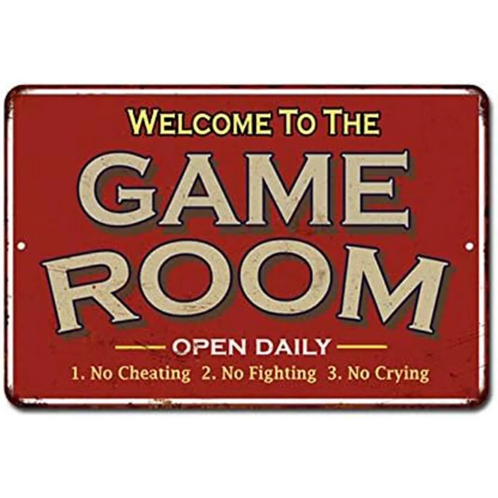 Do not Disturb Gamer at Play Metal Tin Signs Posters Plate Wall Decor for Bars Game Room Man Cave Cafe Club Retro Posters Plaque - Grand Goldman