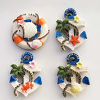 Dominican Tourist Souvenir decorative crafts painted magnet fridge magnets - Grand Goldman