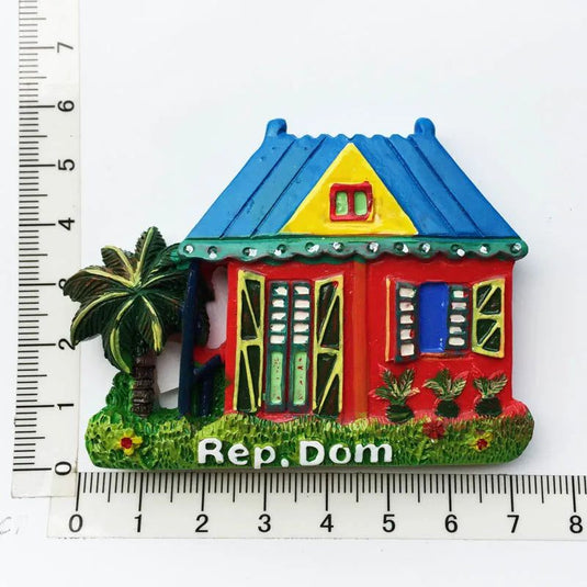 Dominican Republic Tourism Memorial Decorative Crafts 3d Residential Sea View Room Magnetic Refrigerator Magnets Stickers - Grand Goldman