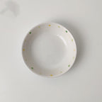 Dot Ceramic Plate Set Small Breakfast Plate Dessert Plate Flavor Plate Oval Plate - Grand Goldman