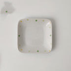 Dot Ceramic Plate Set Small Breakfast Plate Dessert Plate Flavor Plate Oval Plate - Grand Goldman