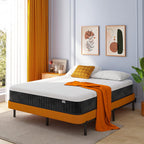 Double Mattress, 10 Inch Hybrid Full Size Mattress, Memory Foam Mattress with Pocket Springs, Full Bed Mattress in a Box Pressure Relief & Firm Mattress Double Size - Grand Goldman