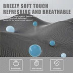 Dowinx Gaming Chair Fabric with Pocket Spring Cushion, Massage Game Chair Cloth with Headrest, Ergonomic Computer Chair with Footrest 290LBS, Black - Grand Goldman