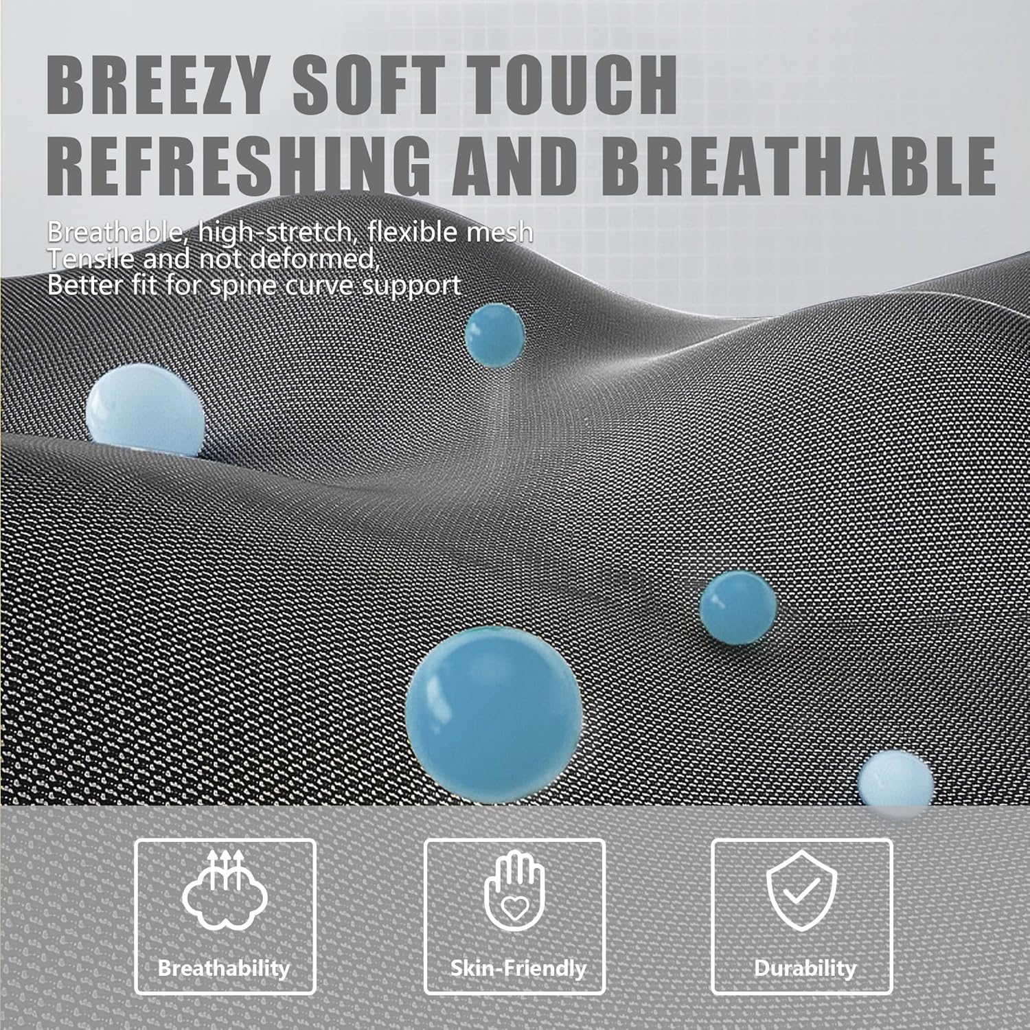 Dowinx Gaming Chair Fabric with Pocket Spring Cushion, Massage Game Chair Cloth with Headrest, Ergonomic Computer Chair with Footrest 290LBS, Black - Grand Goldman