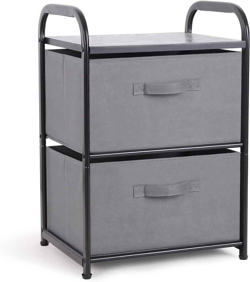 Dresser Storage with 3 Drawers, Fabric Dresser Tower, Vertical Storage Unit for Bedroom, Closet, Office, Black - Grand Goldman