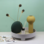 Dried Flower Vase Home Studio Decoration Creative Flower Arrangement Ceramic Ornaments - Grand Goldman