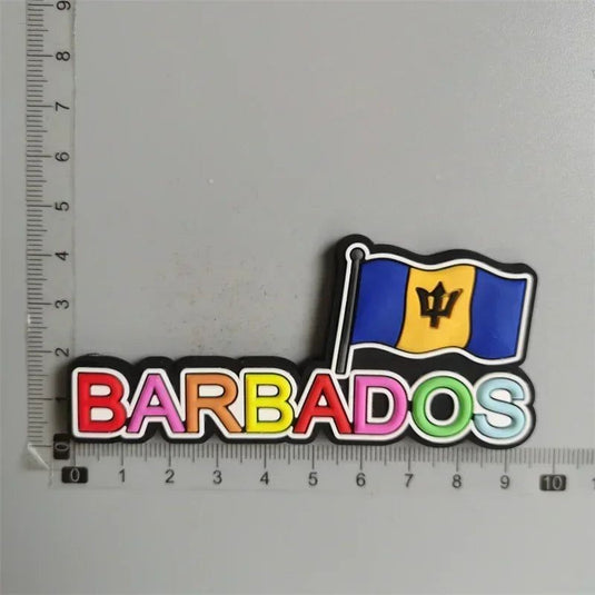 Dubai Tanzania Antigua New York Bahamas Puerto Rico Finland Barbados Argentina Kenya Cancun Mexico Jamaica PVC Fridge Magnet - Grand Goldman