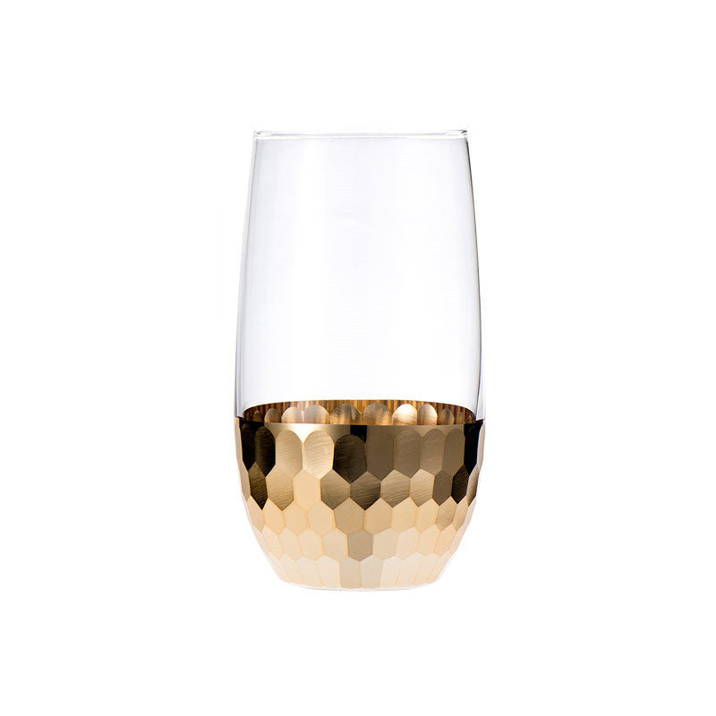 Durable Nordic Drinkware Light Luxury Gold-Plated Glass Cups Milk Cup Water Mug Wedding Souvenir Drinking Wine Glasses Cute - Grand Goldman