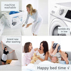 EASELAND All Season Queen Size Soft Quilted Down Alternative Comforter Reversible Duvet Insert with Corner Tabs,Winter Summer Warm Fluffy,White,88x88 inches - Grand Goldman