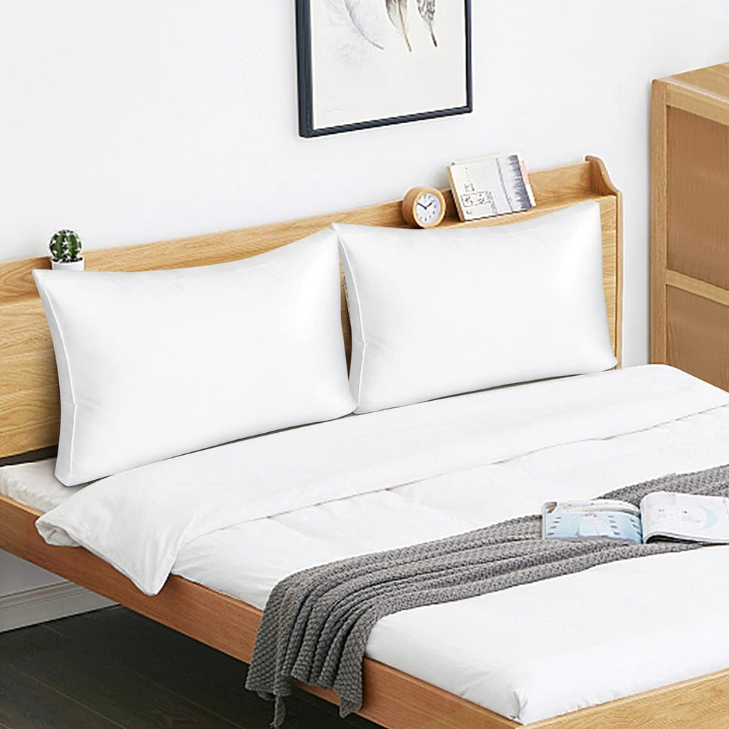 EIUE Hotel Collection Bed Pillows for Sleeping 2 Pack Queen Size，Pillows for Side and Back Sleepers,Super Soft Down Alternative Microfiber Filled Pillows,20 x 30 Inches - Grand Goldman