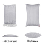 EIUE Hotel Collection Bed Pillows for Sleeping 2 Pack Queen Size，Pillows for Side and Back Sleepers,Super Soft Down Alternative Microfiber Filled Pillows,20 x 30 Inches - Grand Goldman