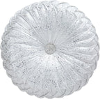 EUCIOR Gold Throw Pillows,Circular Pillow,Pumpkin Pleated Handmade Throw Pillows,Gold Pillows,Smooth Metallic Leather Decorative Pillows for Home Decor Bedroom Living Room Couch Bed Sofa(Gold) - Grand Goldman