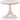 East West Furniture AMT-WLW-TP Antique Kitchen Dining Table - a Round Wooden Table Top with Pedestal Base, 36x36 Inch, Walnut & Linen White - Grand Goldman