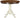 East West Furniture AMT-WLW-TP Antique Kitchen Dining Table - a Round Wooden Table Top with Pedestal Base, 36x36 Inch, Walnut & Linen White - Grand Goldman