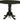 East West Furniture DLT-ABK-TP Dublin Dining Table - a Round Wooden Table Top with Dropleaf & Pedestal Base, 42x42 Inch, Wirebrushed Black - Grand Goldman