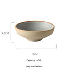 Eating Ceramic Simple Small Bowl Japanese Style Tableware Set - Grand Goldman