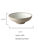Eating Ceramic Simple Small Bowl Japanese Style Tableware Set - Grand Goldman