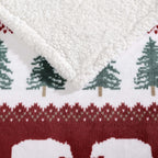 Eddie Bauer - Throw Blanket, Super Soft Reversible Sherpa Fleece Bedding, Ideal Christmas & White Elephant Gifts, Cozy Plaid Throw Blankets for Couch (Grizzly Peak Red, Throw) - Grand Goldman