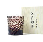 Edo Kiriko Japanese Sake  Whiskey Glass Hand Carved Carved Cup Household - Grand Goldman