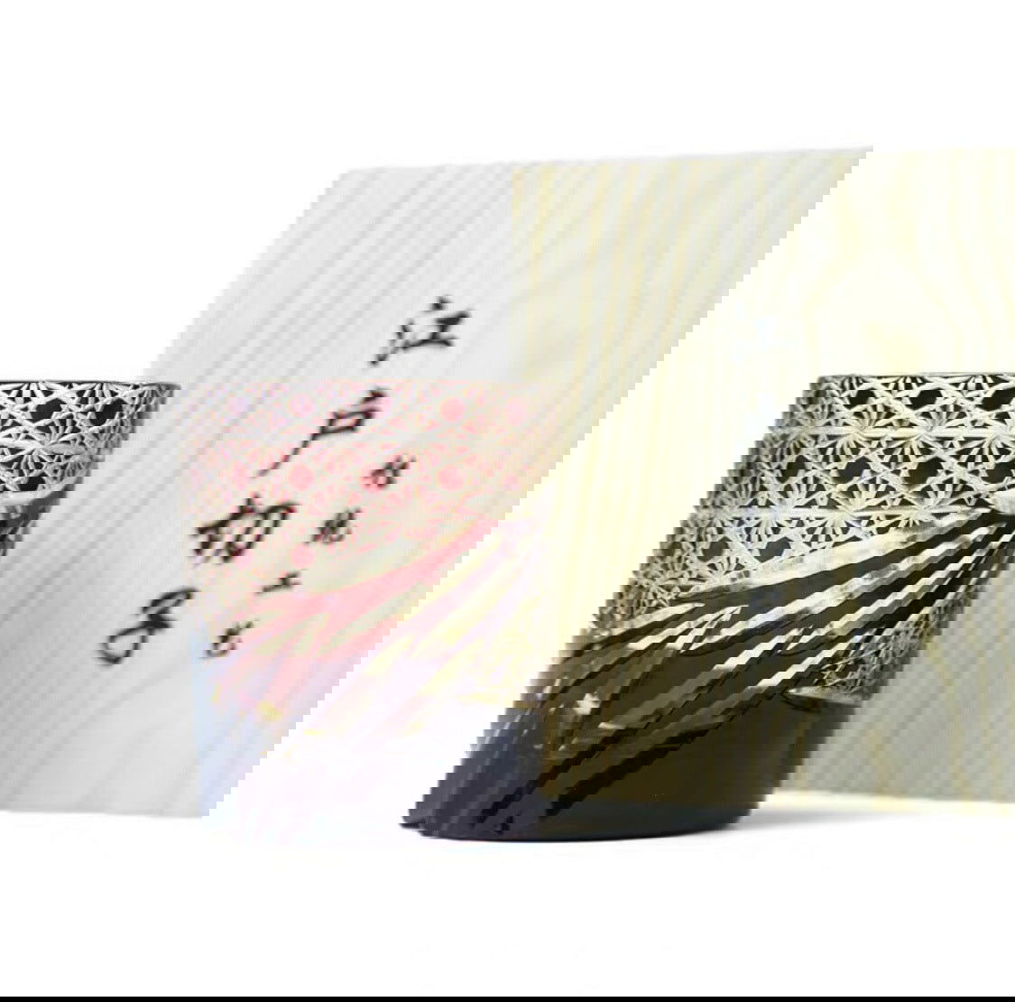 Edo Kiriko Japanese Sake  Whiskey Glass Hand Carved Carved Cup Household - Grand Goldman