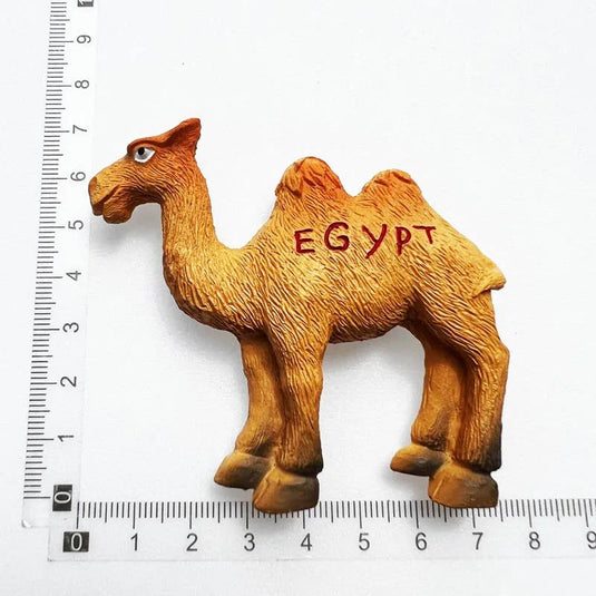 Egypt Sahara Desert camel tourism souvenir animal decoration magnetic refrigerator stick tourist souvenir travel gifts - Grand Goldman