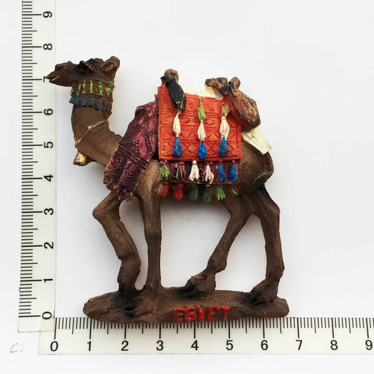 Egypt Sahara Desert camel tourism souvenir animal decoration magnetic refrigerator stick tourist souvenir travel gifts - Grand Goldman