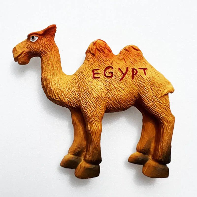 Egypt Sahara Desert camel tourism souvenir animal decoration magnetic refrigerator stick tourist souvenir travel gifts - Grand Goldman