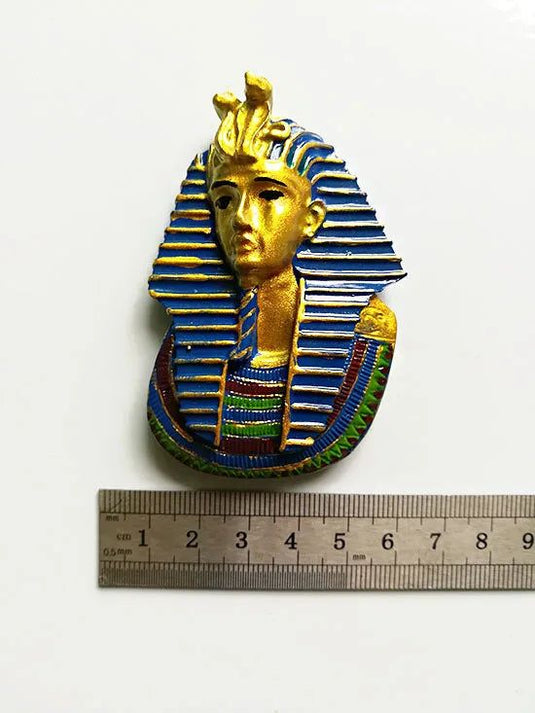 Egypt Fridge Magnet Souvenirs Egyptian Queen Pharaoh Pyramid Magnetic Stickers on the fridge Home Kitchen Decoration Accessories - Grand Goldman