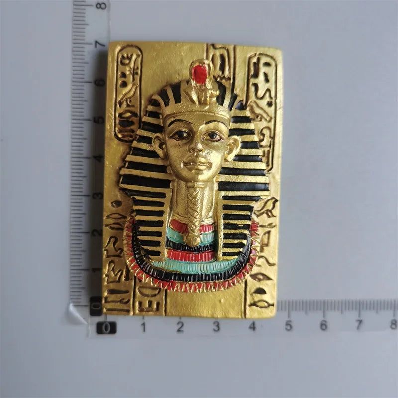 Egyptian Fridge Magnet Souvenir Port Said Travel Souvenir Sphinx Myth Queen Anubis Camel 3d Resin Magnets for Home Decoration - Grand Goldman