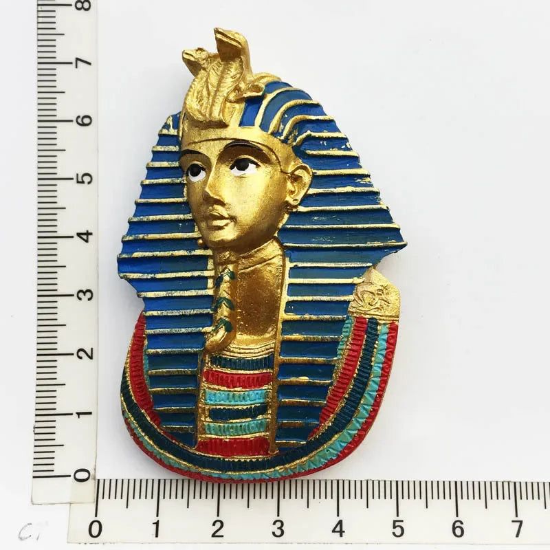 Egyptian Fridge Magnet Souvenir Port Said Travel Souvenir Sphinx Myth Queen Anubis Camel 3d Resin Magnets for Home Decoration - Grand Goldman