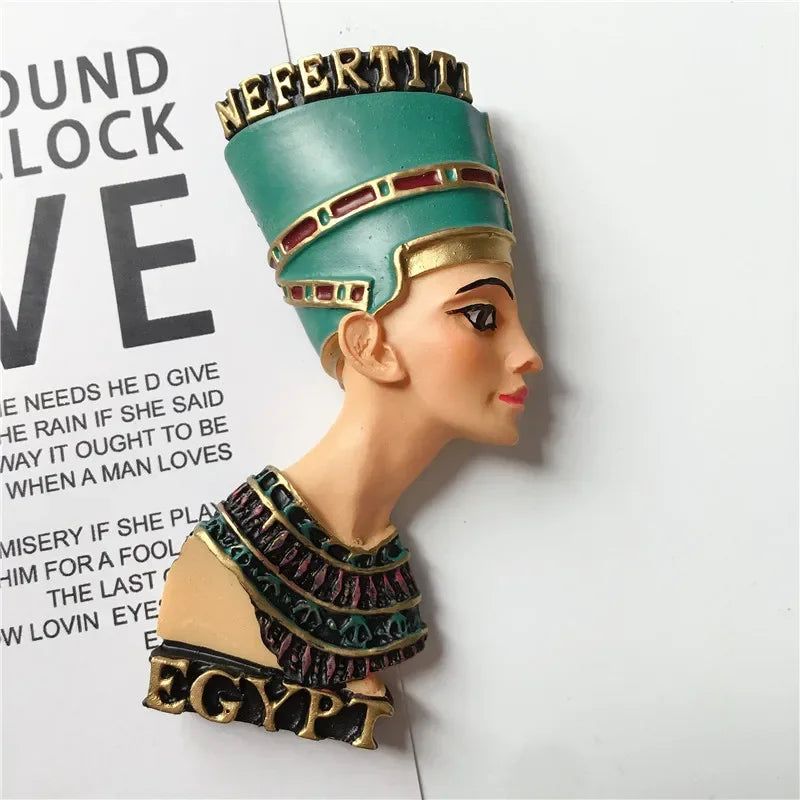 Egyptian Fridge Magnet Souvenir Port Said Travel Souvenir Sphinx Myth Queen Anubis Camel 3d Resin Magnets for Home Decoration - Grand Goldman