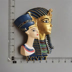 Egyptian Fridge Magnet Souvenir Port Said Travel Souvenir Sphinx Myth Queen Anubis Camel 3d Resin Magnets for Home Decoration - Grand Goldman