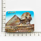 Egyptian Fridge Magnet Souvenir Port Said Travel Souvenir Sphinx Myth Queen Anubis Camel 3d Resin Magnets for Home Decoration - Grand Goldman