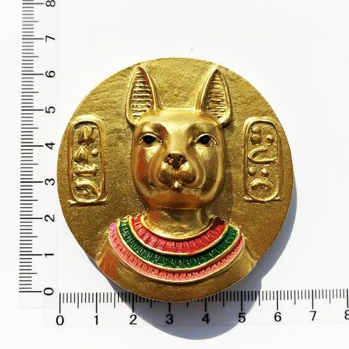 Egyptian Myths and Legends Anubis Fridge Magnets Tourist Souvenirs Egypt Decorative Refrigerator Stickers 3d Resin Crafts Gifts - Grand Goldman