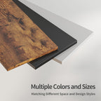 Electric Standing Desk, 48 x 24 Inches Height Adjustable Desk, Sit Stand up Desk for Work Office Home, Ergonomic Rising Computer Table with Memory Preset, Rustic Brown - Grand Goldman